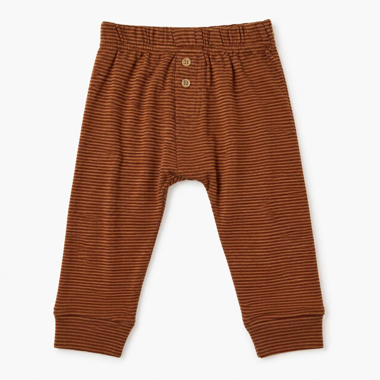 Brown Striped Turkey Applique Pants