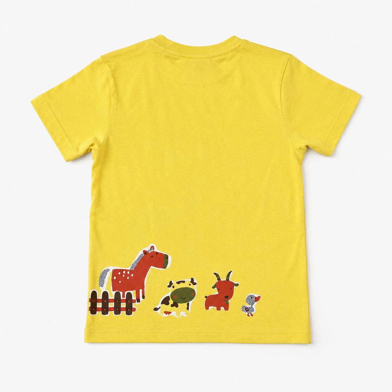 Yellow Happy Farm Life Tee