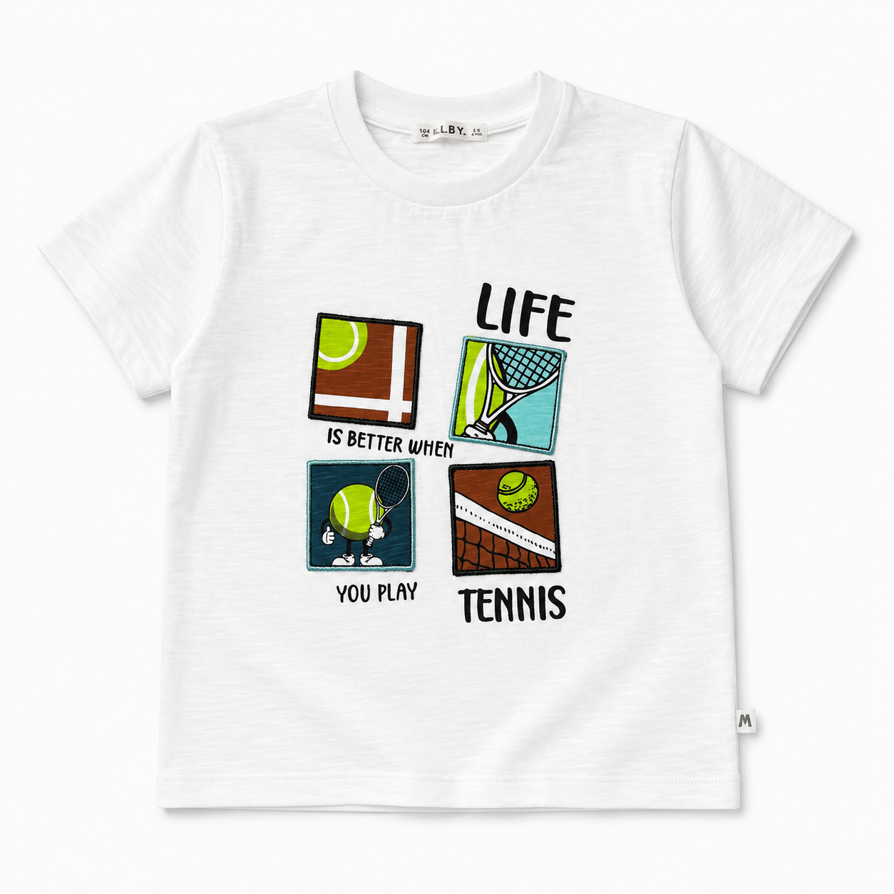 White Tennis Life Tee