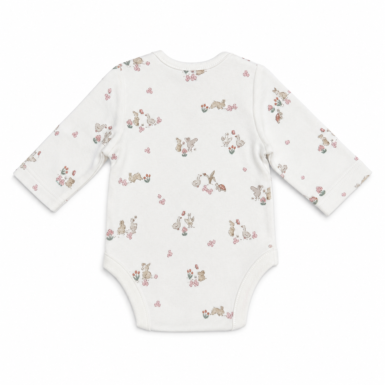 Bunny Floral Print Bodysuit