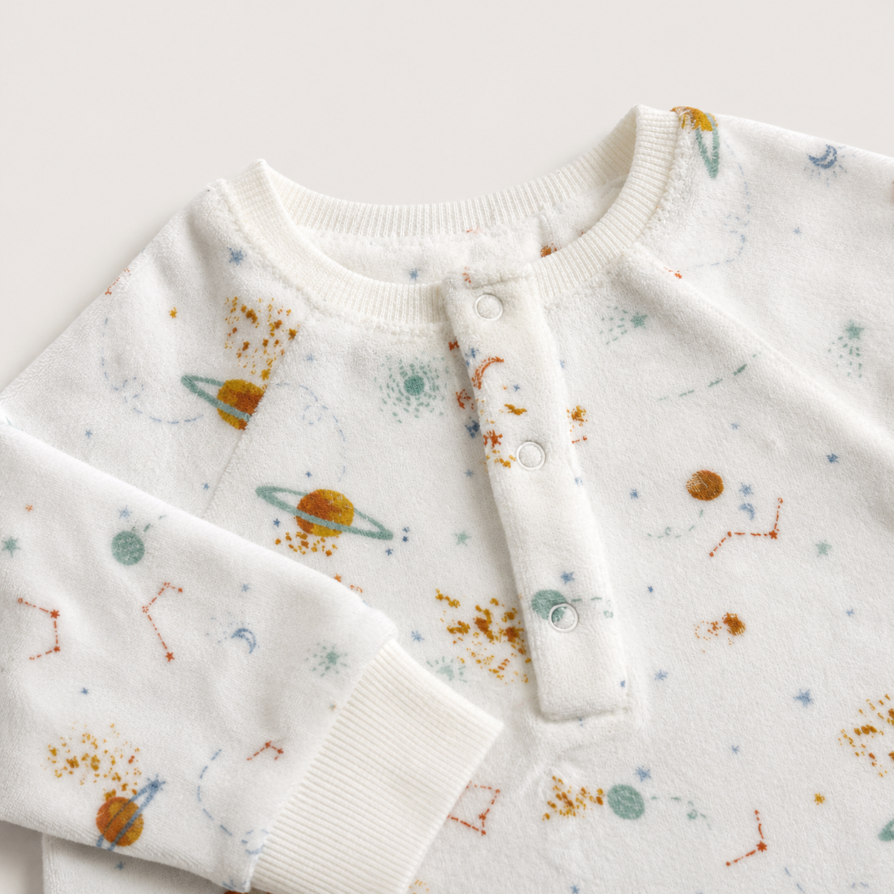 White Space Print Sweatshirt
