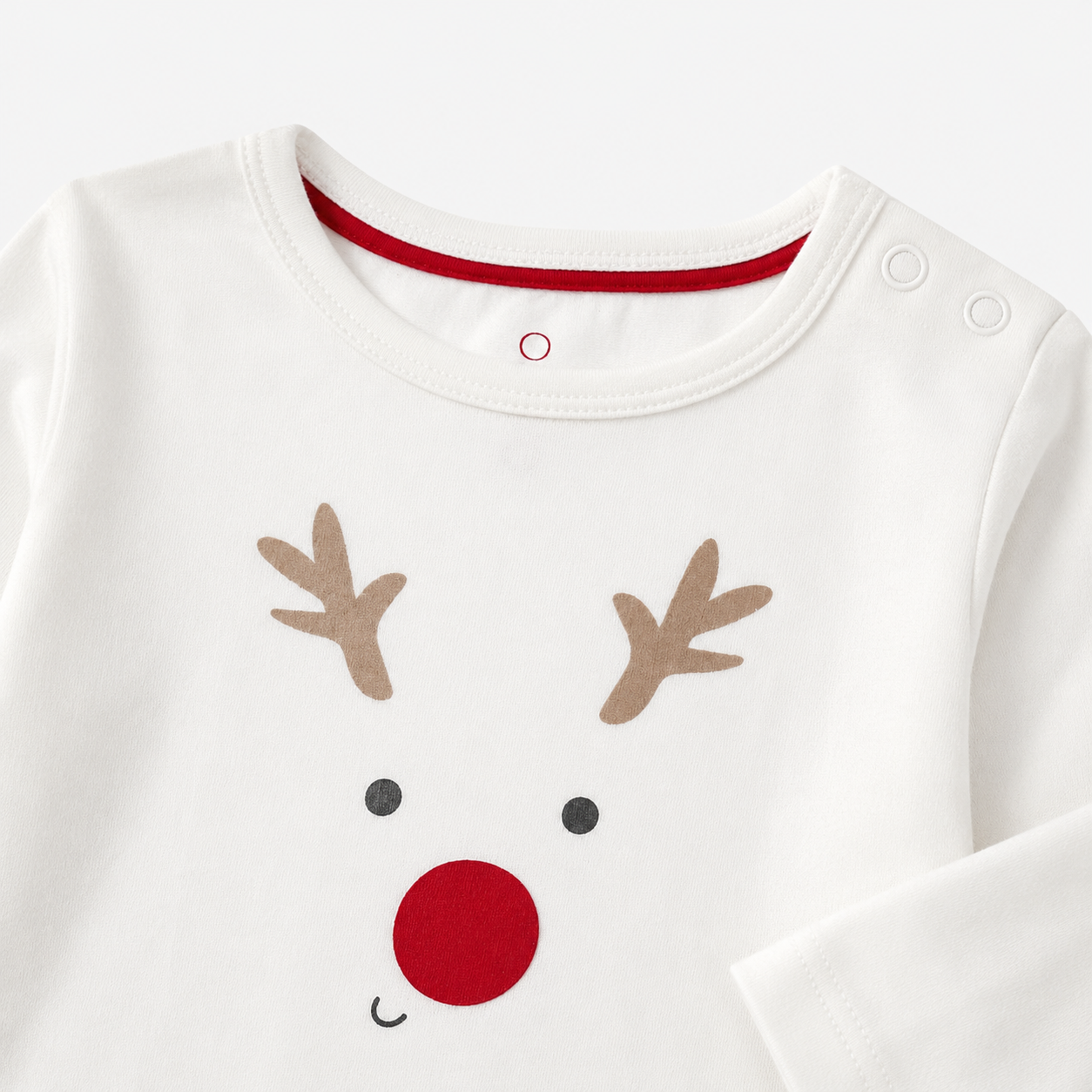 White Reindeer Face Tee