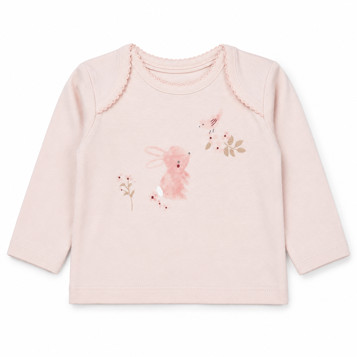 Blush Bunny Long Sleeve Baby Top