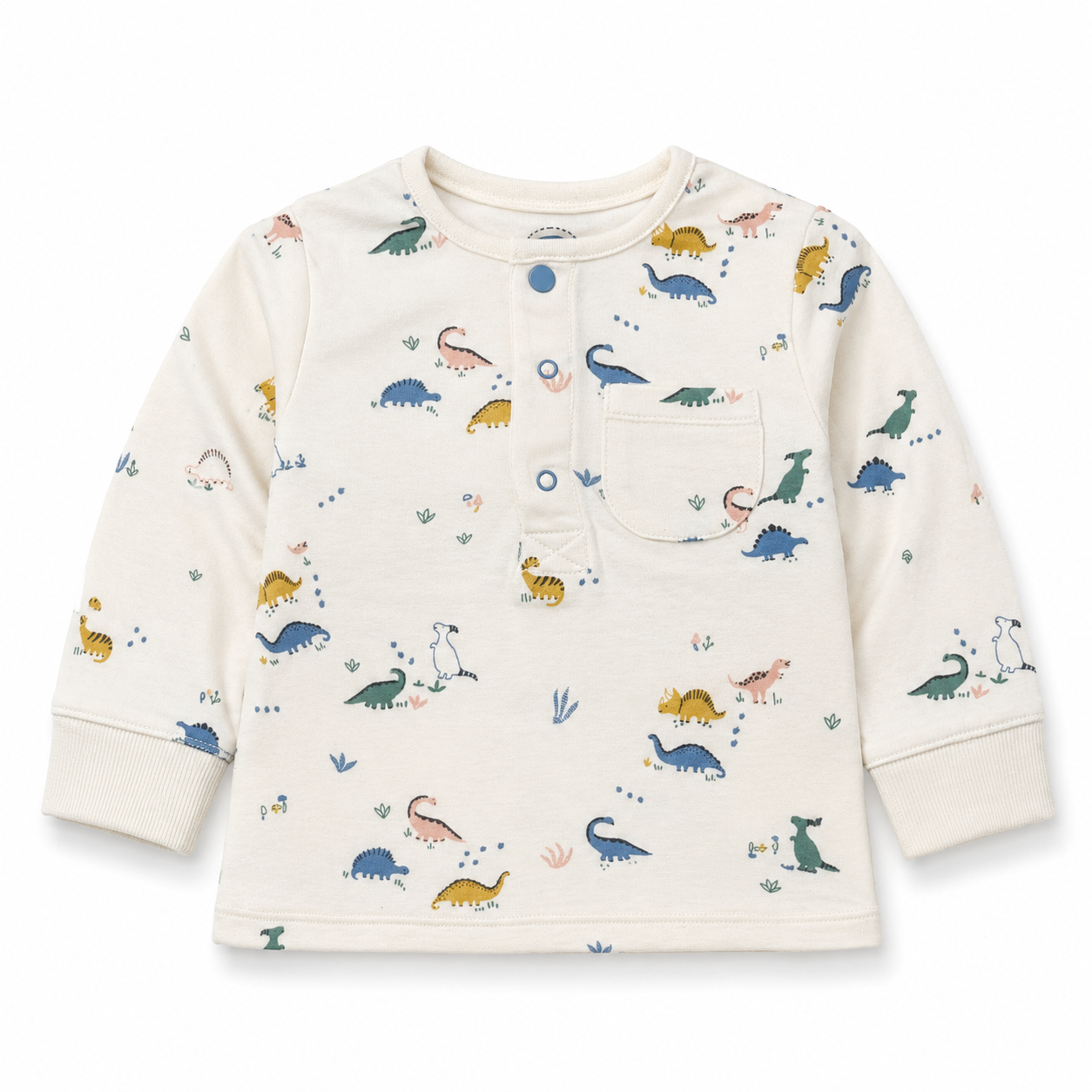 Explorer Henley Baby Top
