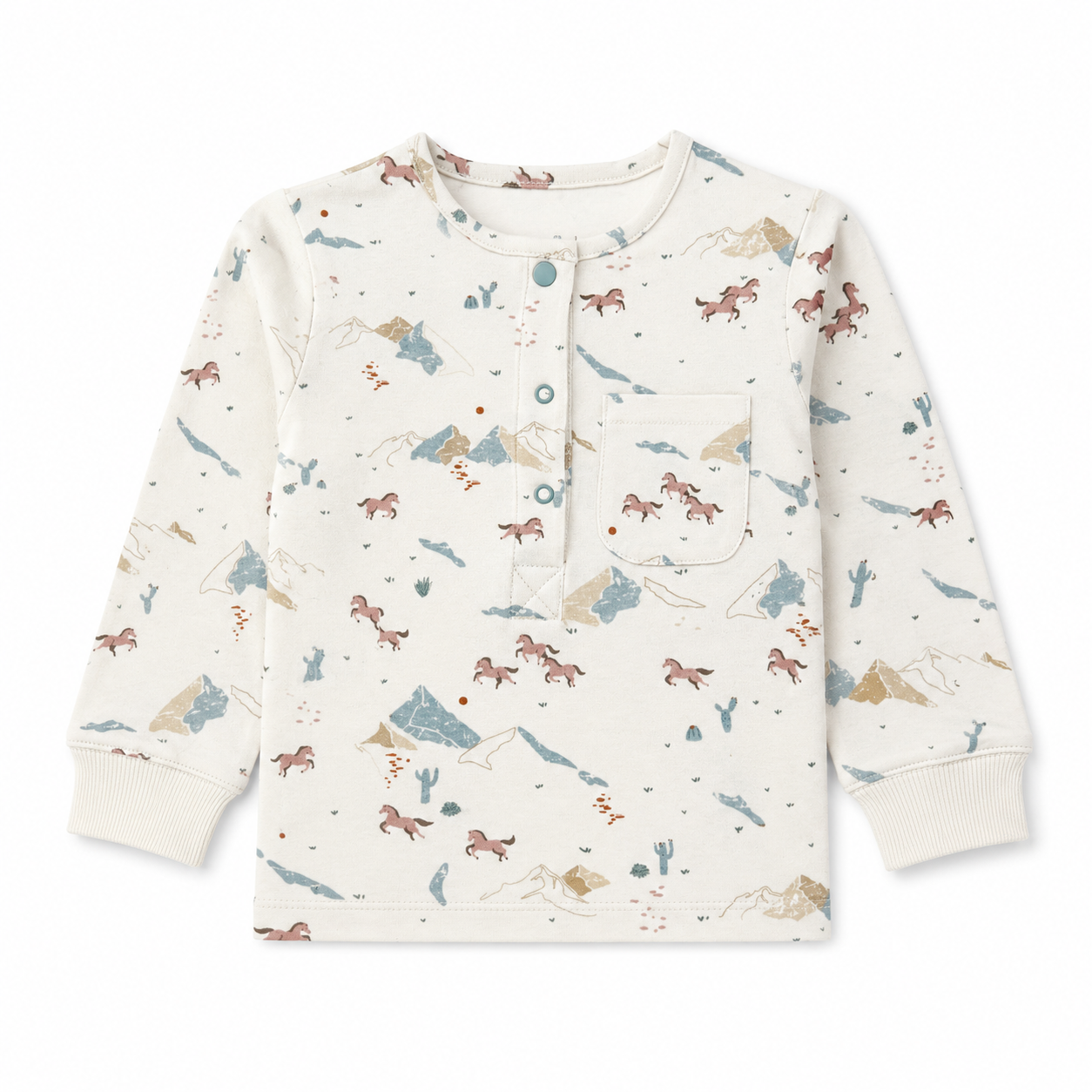 Explorer Henley Baby Top