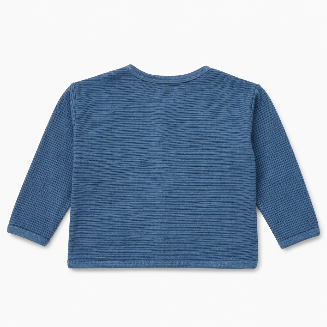 Dusty Blue Ribbed Baby Cardigan