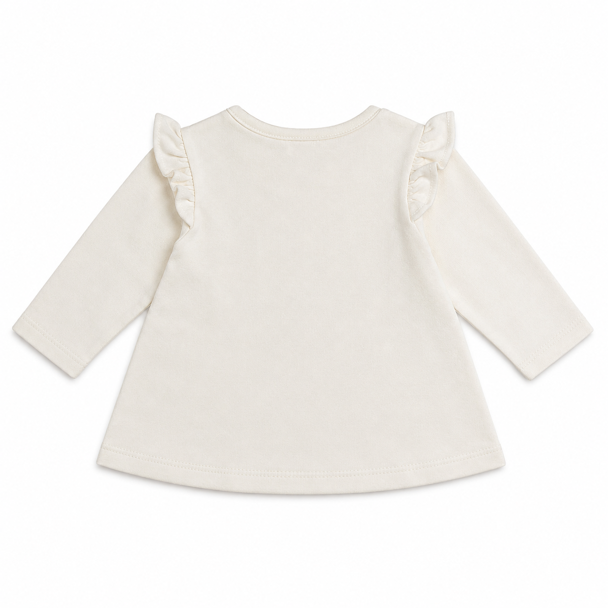 Ivory Ruffle Eyelet Baby Top